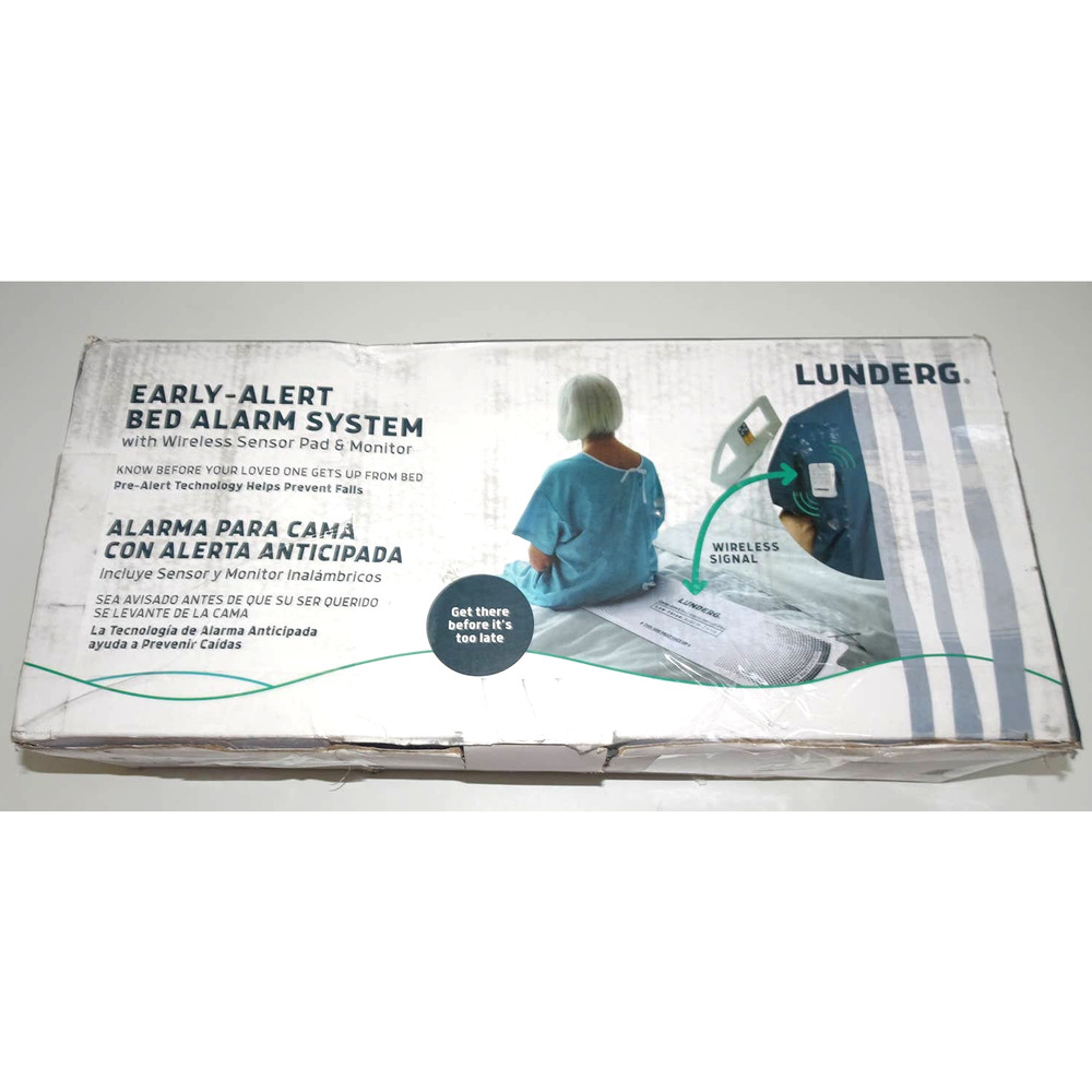 Lunderg Early Alert Bed Alarm System Wireless Bed Sensor Elderly Monitoring Kit